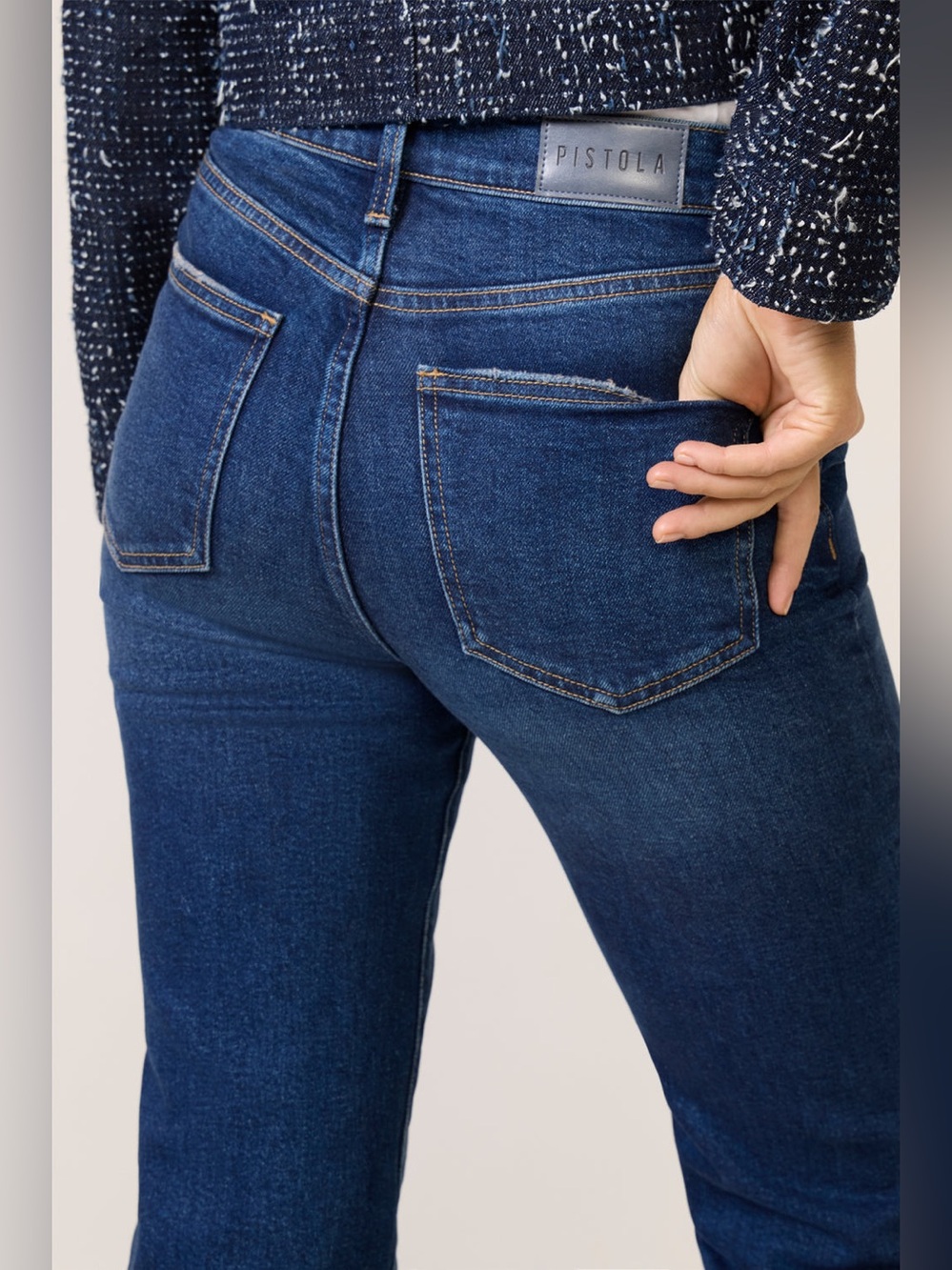Pistola Evie High Rise Slim Bootcut Jean 24 00 Penthouse blue stretch high rise - Picture 2 of 15